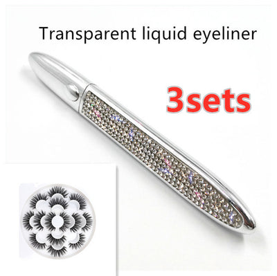 False Eyelashes + Eyeliner Set