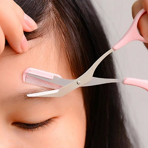 Eyebrow Scissors With Comb