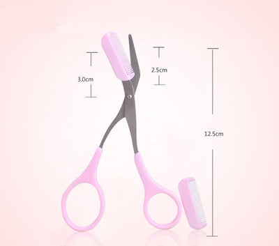 Eyebrow Scissors With Comb