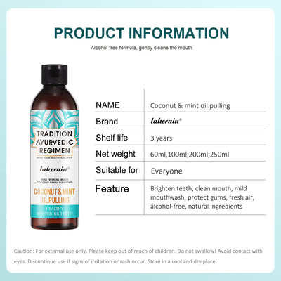 Coconut Lakerain Mouthwash Oil Set