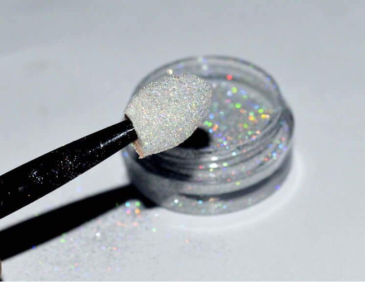 Shimmering Holographic Nail Art Powder