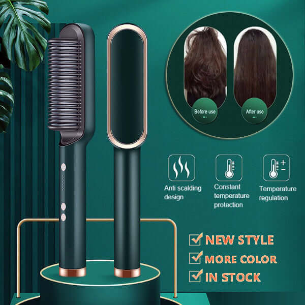 2-in-1 Hair Straightener & Hot Comb