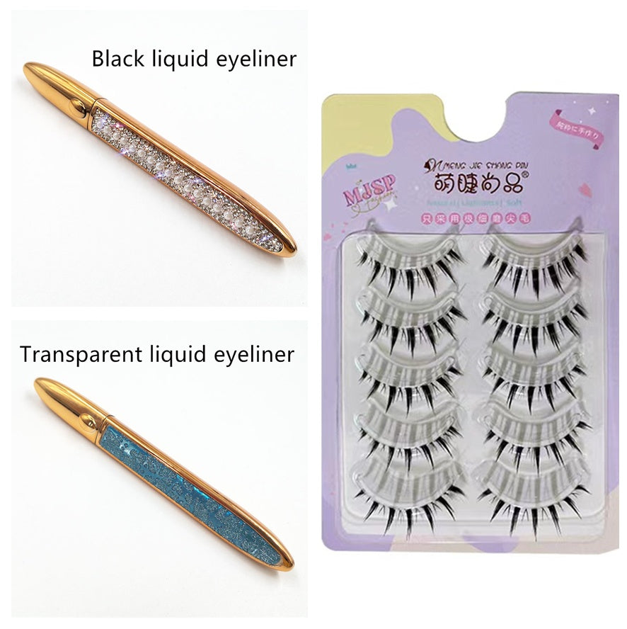 False Eyelashes + Eyeliner Set