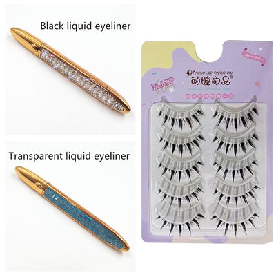 False Eyelashes + Eyeliner Set