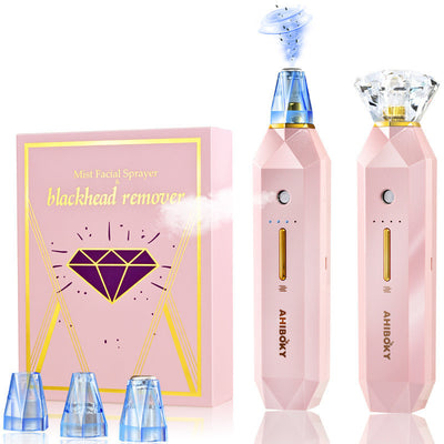 2-IN-1 Blackhead Vacuum Extractor + Facial Mist Sprayer Set