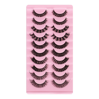 10 pairs of fake eyelashes