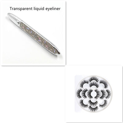 False Eyelashes + Eyeliner Set