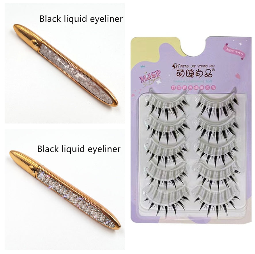 False Eyelashes + Eyeliner Set