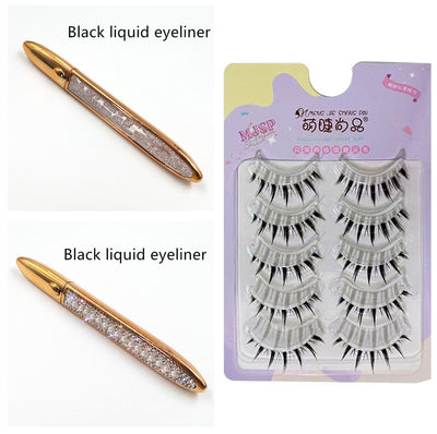 False Eyelashes + Eyeliner Set