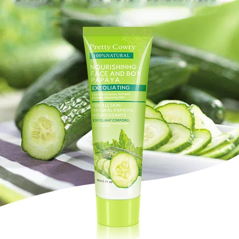 Cucumber Coconut Papaya Exfoliating Body Cleansing Gel