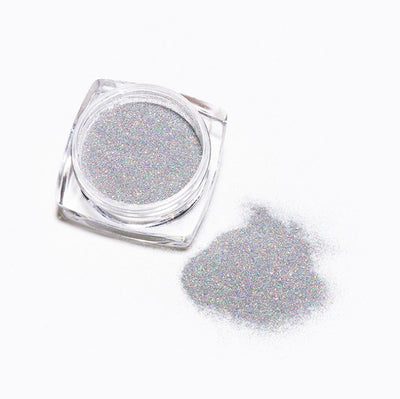 Shimmering Holographic Nail Art Powder