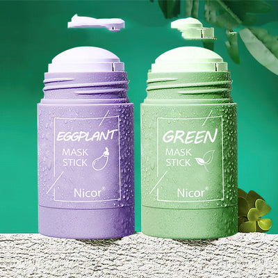 Cleansing Green Tea Oil Control Anti-Acne Whitening Clay Stick Mask