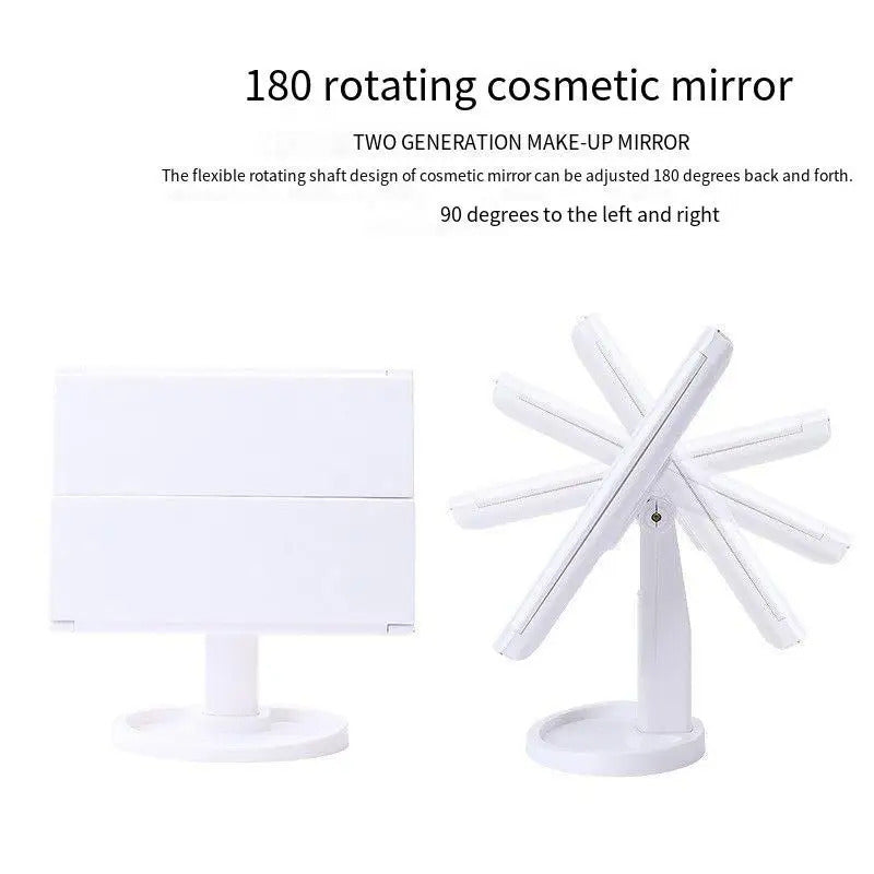 Portable Foldable LED Light Vanity Mirror