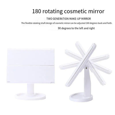 Portable Foldable LED Light Vanity Mirror