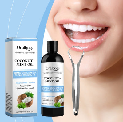Coconut Mint Oil Mouthwash