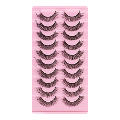 10 pairs of fake eyelashes
