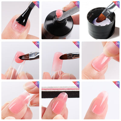 Multi-color Nail Hardening Glue Set