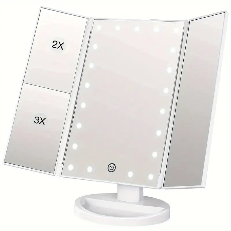 Portable Foldable LED Light Vanity Mirror
