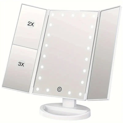 Portable Foldable LED Light Vanity Mirror