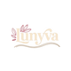 Logo of Lunyva with decorative elements on a white background
