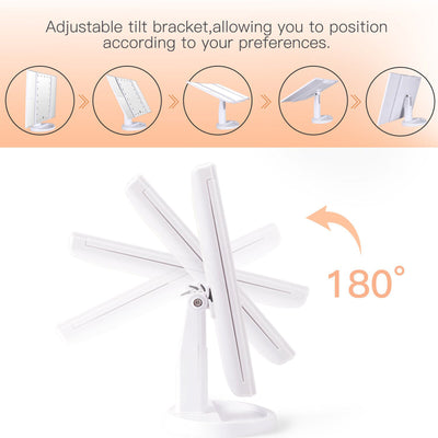 Portable Foldable LED Light Vanity Mirror