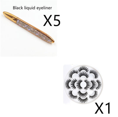 False Eyelashes + Eyeliner Set