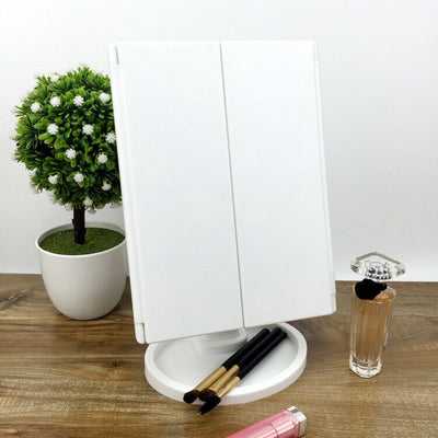 Portable Foldable LED Light Vanity Mirror