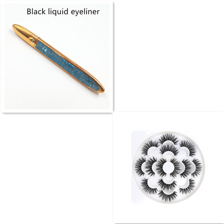 False Eyelashes + Eyeliner Set