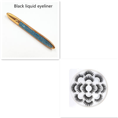 False Eyelashes + Eyeliner Set