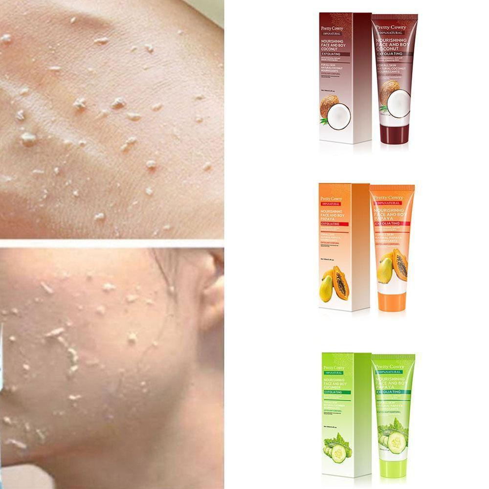Cucumber Coconut Papaya Exfoliating Body Cleansing Gel