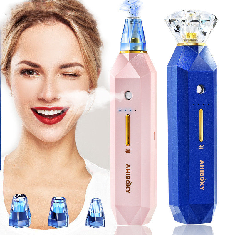 2-IN-1 Blackhead Vacuum Extractor + Facial Mist Sprayer Set