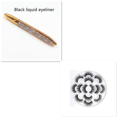 False Eyelashes + Eyeliner Set
