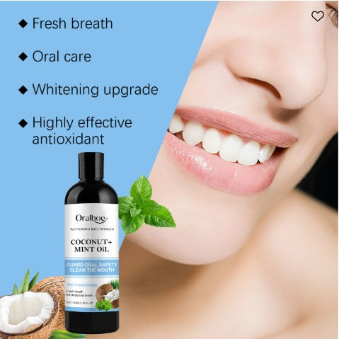 Coconut Mint Oil Mouthwash