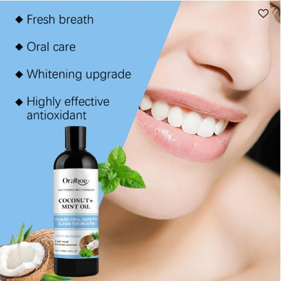Coconut Mint Oil Mouthwash